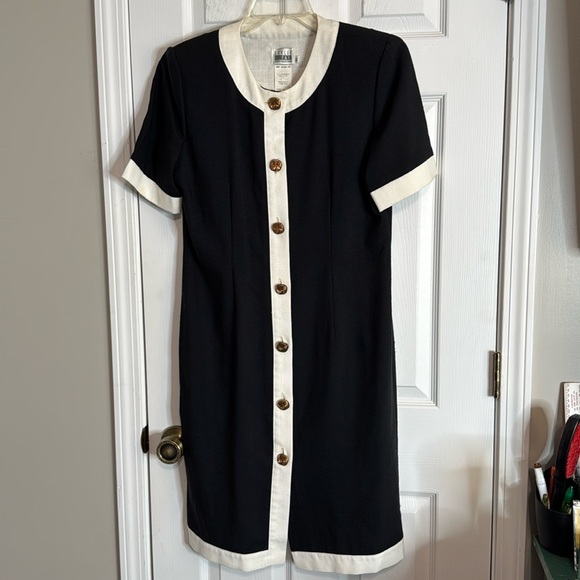 Vintage Leslie Fay Petite Collections Dress - size 10 - Picture 1 of 3